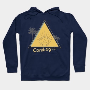 Covid-1984 Orwell all seeing eye design Hoodie